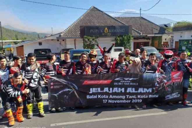 Serunya Komunitas Honda CRF150L Main Trabasan di Batu Malang