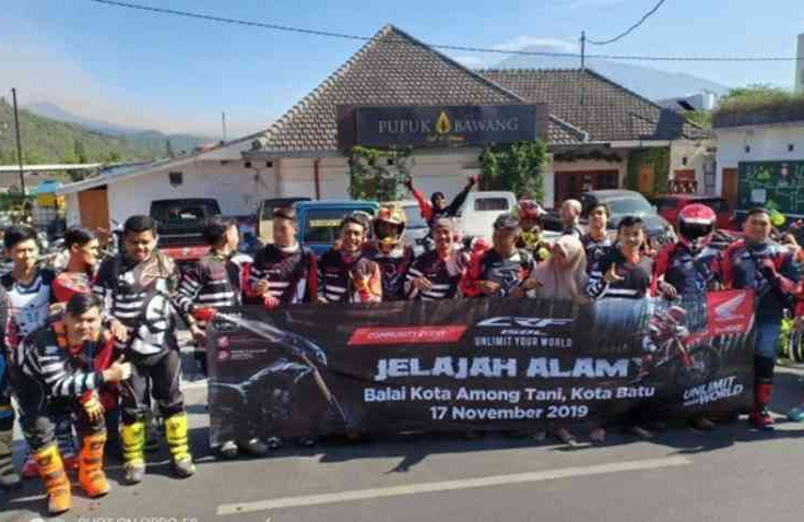 Serunya Komunitas Honda CRF150L Main Trabasan di Batu Malang