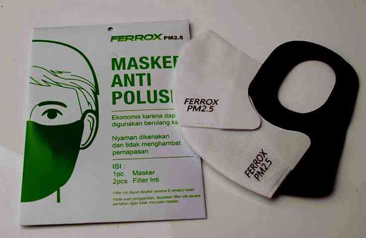 Ferrox PM 2.5 Masker Anti Polusi Keren Dan Bikin Sehat