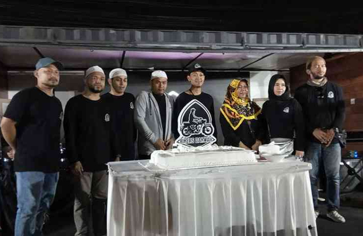 Ulang Tahun Pertama Bikers Dakwah, Ajak Bikers Santuni Anak Yatim Dan Donasi Bangun Masjid