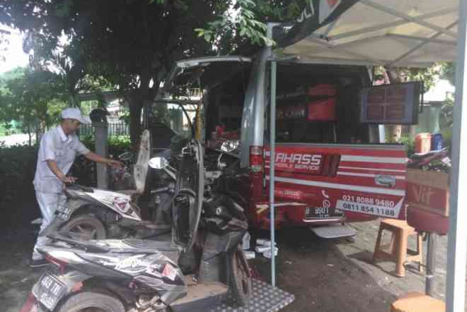 Peduli Korban Banjir, Wahana Honda Dirikan Posko Bengkel