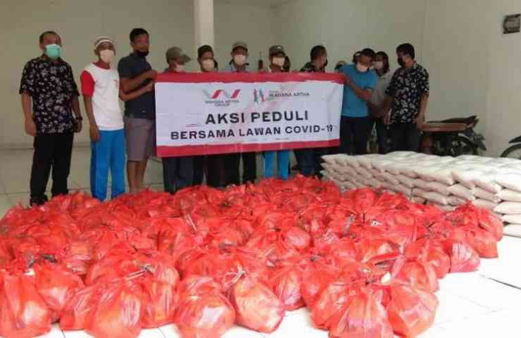 Wahana Artha Group Berikan Bantuan Untuk Warga Kurang Mampu Terdampak Corona di jakarta Dan Tangerang