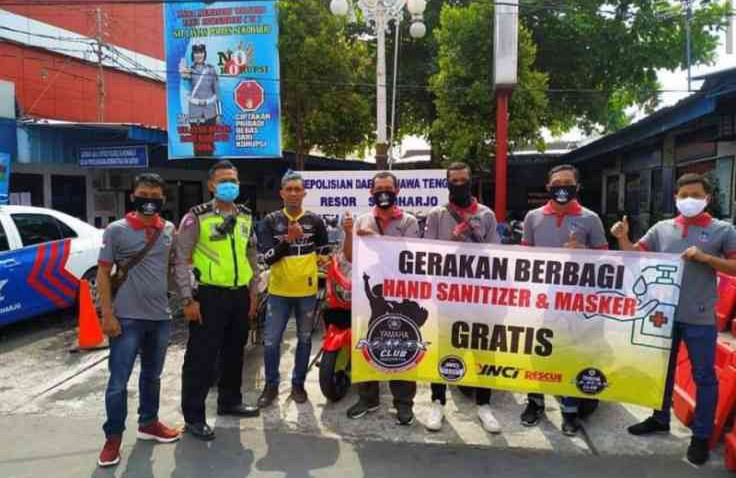 YNCI Berbagi Puluhan Ribu Hand Sanitizer, Dari Aceh Sampai ke Papua