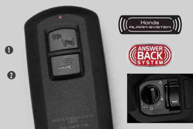 Cara menonaktifkan dan mengaktifkan alarm Honda All New Vario 150?
