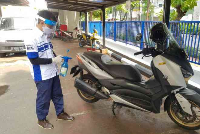 Terapkan Protokol Kesehatan, Bengkel Resmi Yamaha Siap Layani Servis Motor Konsumen