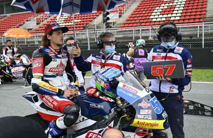 Edgar Pons Raih Poin Pertama di Moto2 Catalunya 2020