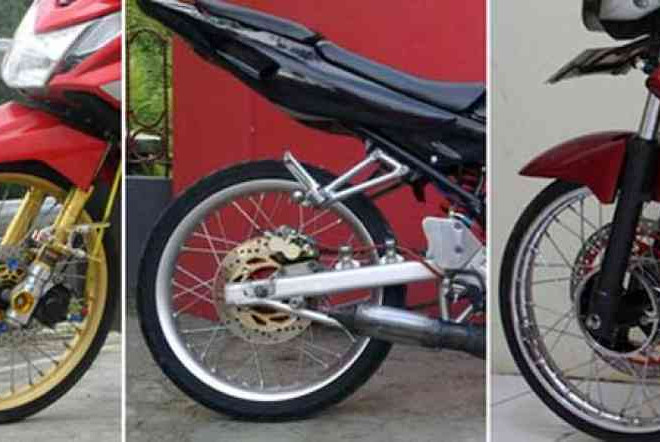 Ini Risiko Dan Bahaya Kalau Motor Kamu pakai Velg cacing