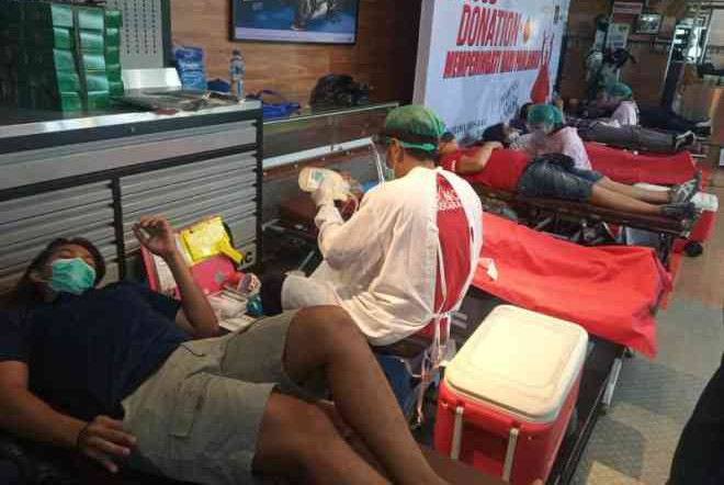 Peduli Sesama Komunitas Motor di Bali Ini Donor Darah