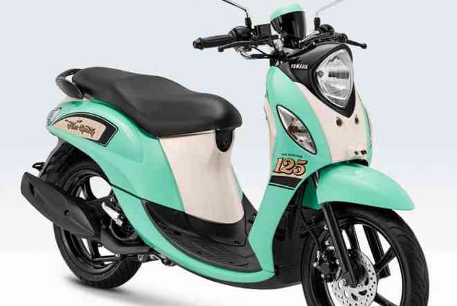 Motor Matic Retro Ini Tampil kekinian Dengan Warna Baru