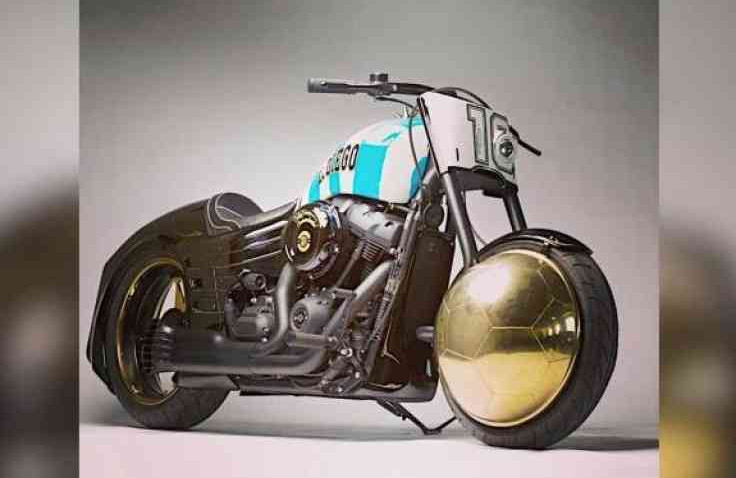 Motor Custom Unik Untuk Mendiang Maradona