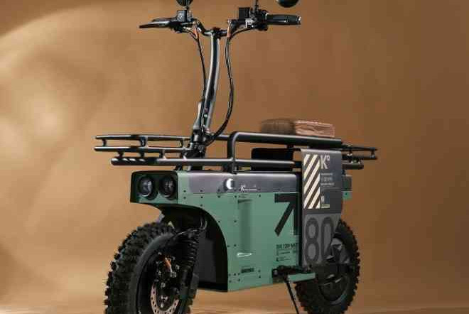Seperti sepeda Lipat, Motor Listrik Ini Bisa Dilipat