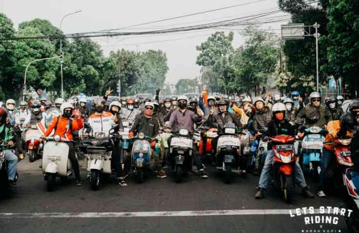 Komunitas Motor Klasik dan Custom Galang Dana Bantuan Bencana
