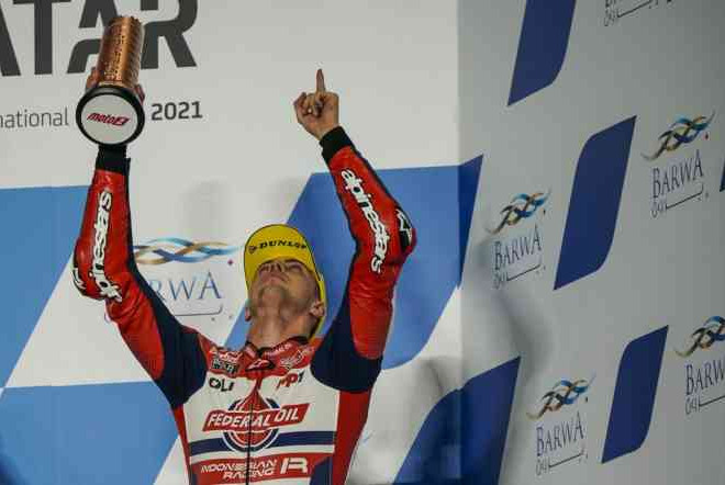 Fabio Di Giannantonio: Podium ini Untuk Mendiang Fausto Gresini