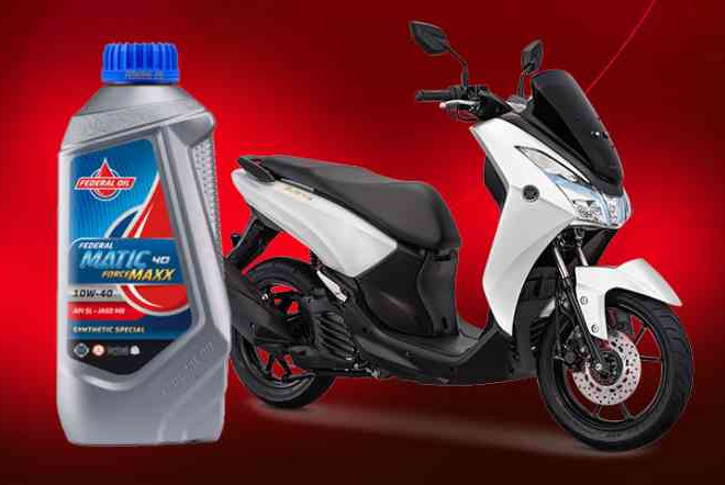 Oli Motor Matic Untuk Yamaha Lexi, Segmen Premium 125cc