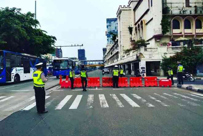 Update Lokasi Titik Penyekatan yang Ada di Depok