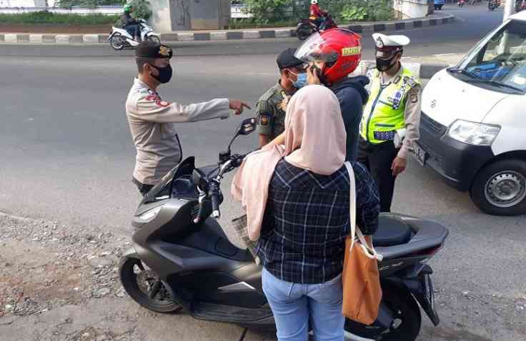Banyak Pemotor yang Pakai Knalpot Bising Kena Tilang di Depok Selama Operasi Patuh Jaya 2021