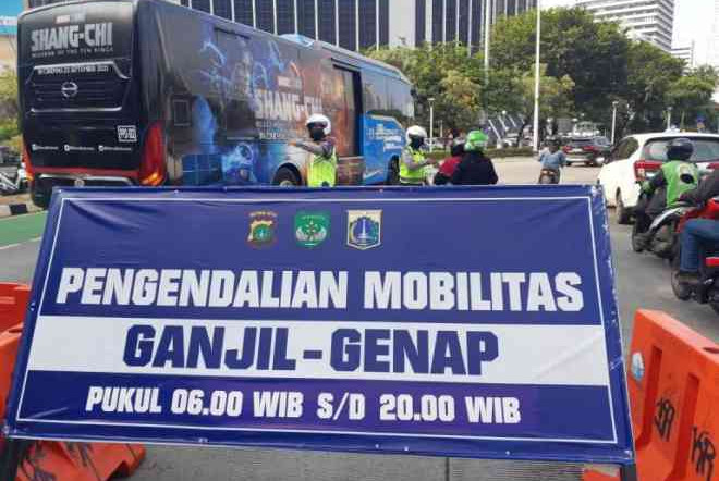 Ganjil Genap 23 September 2021 Masih Berlaku, Berikut Kawasannya