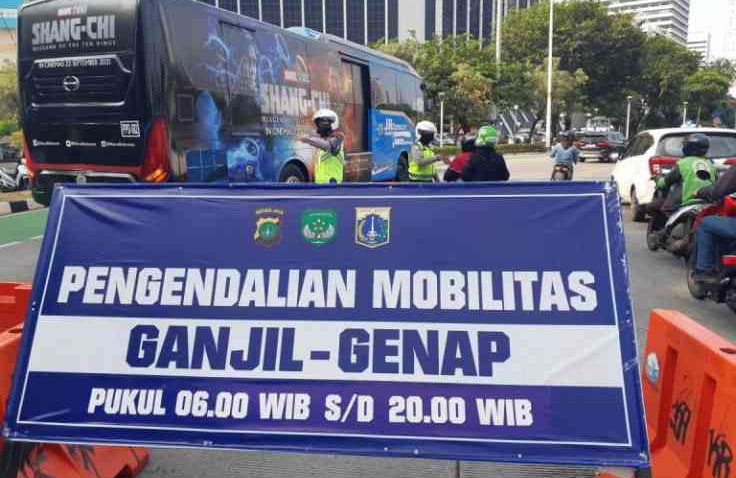 Ganjil Genap 23 September 2021 Masih Berlaku, Berikut Kawasannya