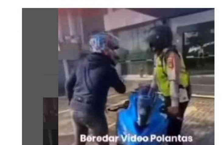  Viral Pemotor ditilang Polisi di Area Diler di lampung, Begini Kejadian yang Sebenarnya