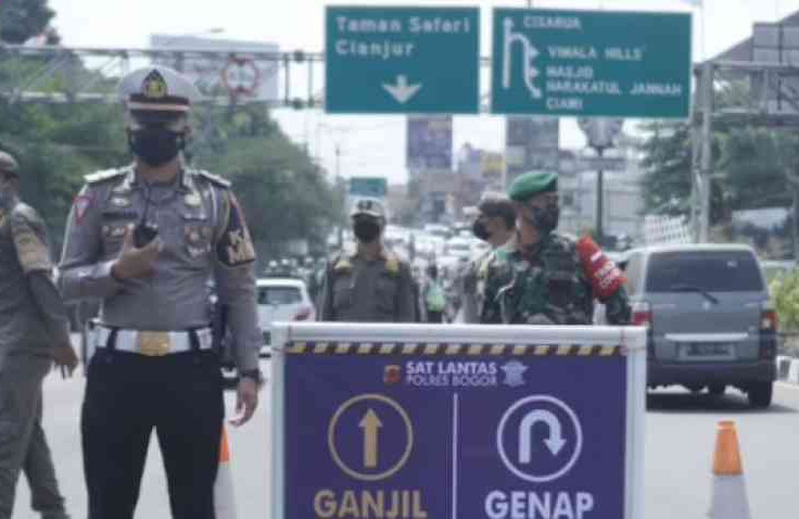 Ini Jadwal Ganjil Genap Puncak Sabtu Minggu 8-9 Oktober 2022