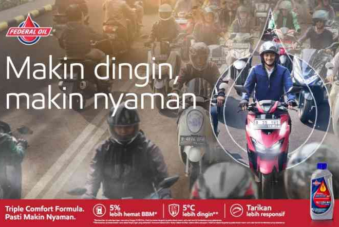 Tiga Formulasi Produk Federal Oil Yang Bisa Bikin Motor Makin Nyaman