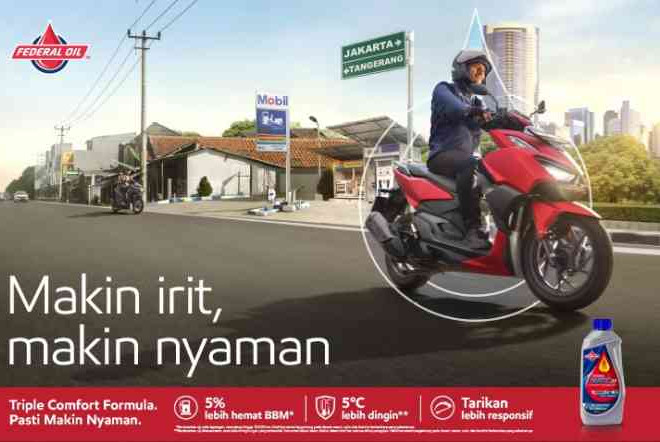 Makin Irit, Makin Nyaman Di Tengah Kemacetan Bersama Federal Oil