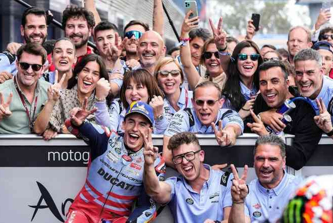 Marc Marquez Duduki Podium Kedua di Jerez, Duo Pembalap Federal Oil™- Gresini Racing Tampil Menawan