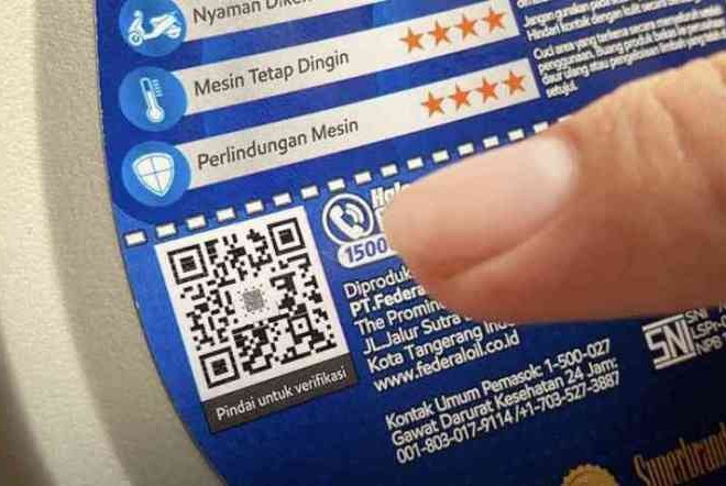 Cara Mudah Cek Barcode Federal Oil™ Untuk Jaminan Keaslian Produk